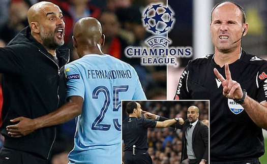 Trọng tài bị Guardiola mỉa mai bắt chung kết C1