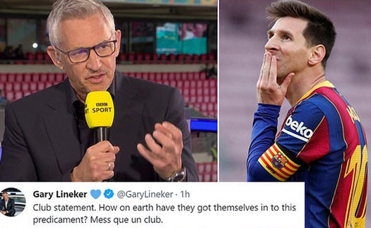 Lineker phẫn nộ với Barca: ‘Sao họ có thể rơi vào tình cảnh này’