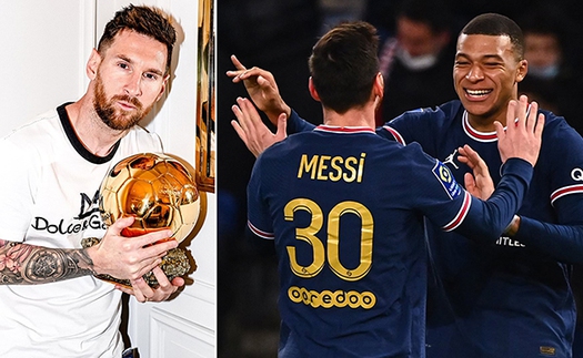 PSG mặc áo đấu đặc biệt tri ân Quả bóng Vàng của Messi