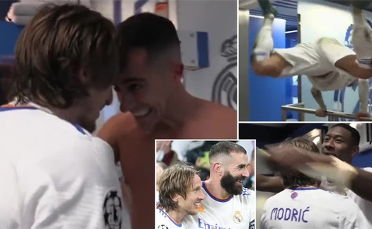 Modric ăn mừng đầy cảm xúc khi Real Madrid loại PSG