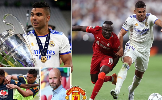 Casemiro phù hợp với vai trò nào trong hàng tiền vệ MU?