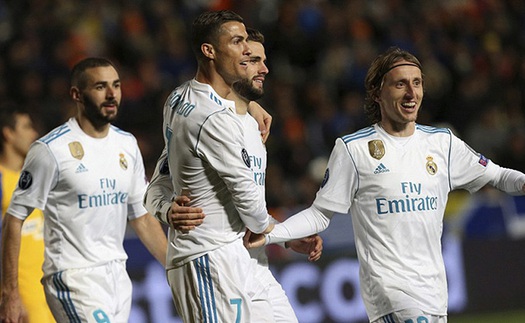 Video clip highlights bàn thắng trận APOEL Nicosia 0-6 Real Madrid