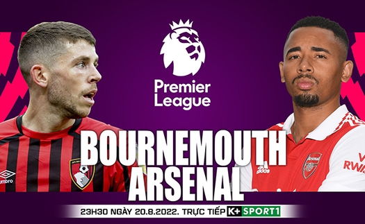 Soi kèo nhà cái Bournemouth vs Arsenal. Nhận định, dự đoán bóng đá Ngoại hạng Anh (23hh30 ngày 20/08)