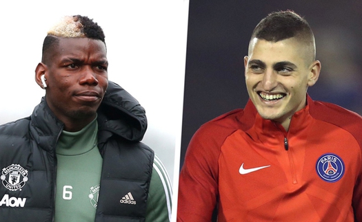 CHUYỂN NHƯỢNG 15/3: M.U muốn đổi Pogba lấy Veratti. Nike sẽ giúp Real có được Neymar