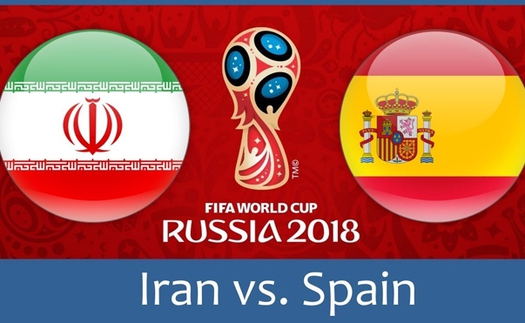 Video clip highlights bàn thắng trận Iran 0–1 Tây Ban Nha