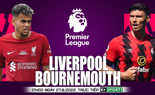 Soi kèo nhà cái Liverpool vs Bournemouth. Nhận định, dự đoán bóng đá Ngoại hạng Anh (21h00, 27/8)