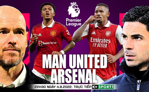 Soi kèo nhà cái MU vs Arsenal. Nhận định, dự đoán bóng đá Ngoại hạng Anh (22h30, 4/9)