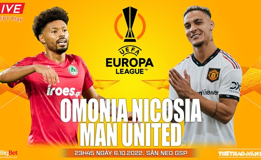 Soi kèo nhà cái Omonia Nicosia vs MU. Nhận định, dự đoán bóng đá cúp C2 (23h45, 6/10)