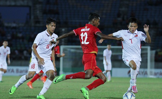 U18 Myanmar 2-1 U18 Việt Nam: Thủ môn hớ hênh biếu U18 Myanmar tấm vé vào bán kết