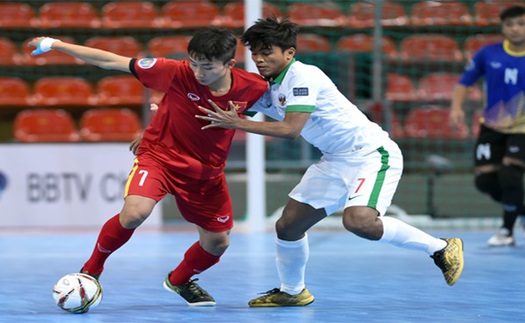 U20 futsal Việt Nam đánh rơi chiến thắng trước Indonesia