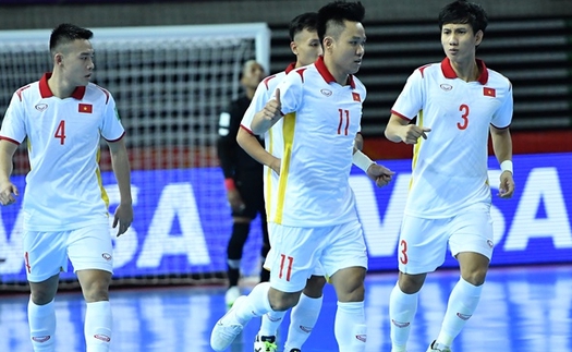 KẾT QUẢ Futsal Việt Nam 1-1 CH Séc, Futsal World Cup 2021 hôm nay