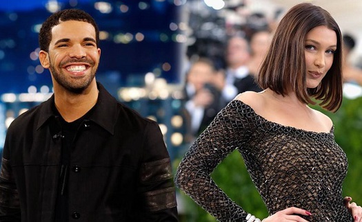 Mía ngọt đánh cả cụm, Drake ‘thả thính’ cả chị em siêu mẫu Hadid?