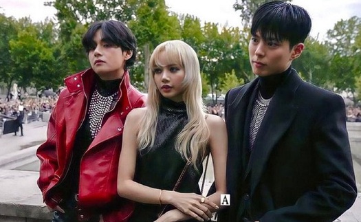 V BTS ngáp dài hộ tống Lisa Blackpink đi tiệc đêm, ‘nịnh’ sao nữ quốc tế