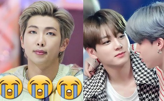 Jungkook BTS khiến thần tượng RM quê độ vì mải ngắm Jimin