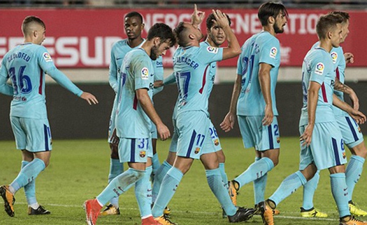 Video clip highlights bàn thắng trận Murcia 0-3 Barcelona