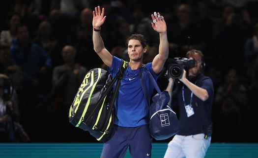 SỐC: Nadal rút lui khỏi ATP Finals 2017