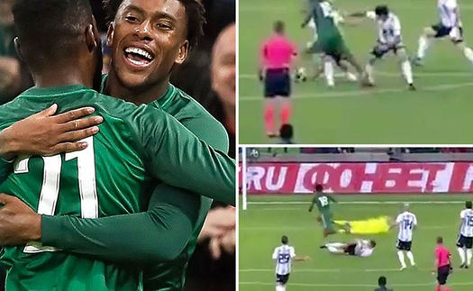 Fan Arsenal phát cuồng khi Iwobi lập cú đúp, 'xâu kim' Mascherano