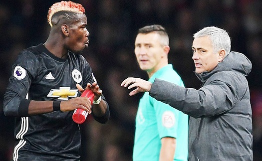 Mourinho: ‘Pogba nhận thẻ đỏ vì bị gây ức chế. Cầu thủ Arsenal rất dễ ngã’