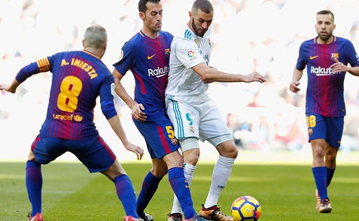 Pha ‘xoay compa’ tuyệt hảo của Busquets giúp Barca làm tan nát con tim Real Madrid