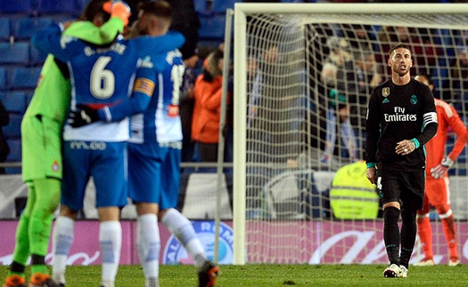 Video clip highlights bàn thắng trận Espanyol 1-0 Real Madrid