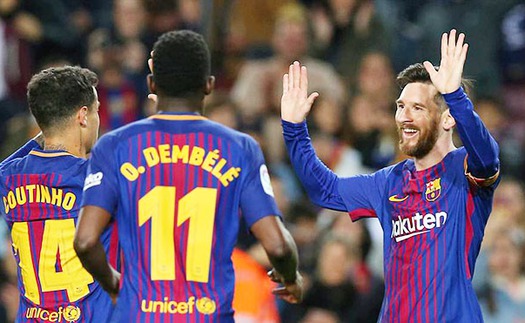 Video bàn thắng Barcelona 3-1 Leganes: Không thể cản nổi thiên tài Messi