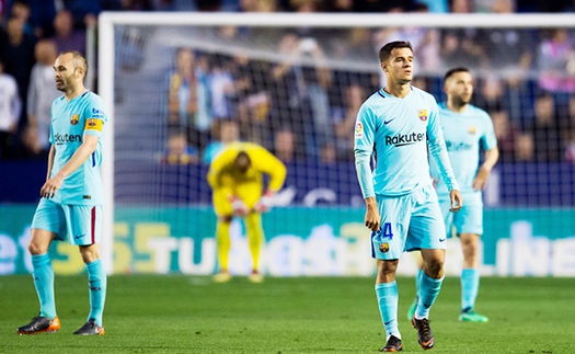 ĐIỂM NHẤN Levante 5-4 Barcelona: Coutinho khẳng định giá trị. Nhưng không Messi, không chiến thắng