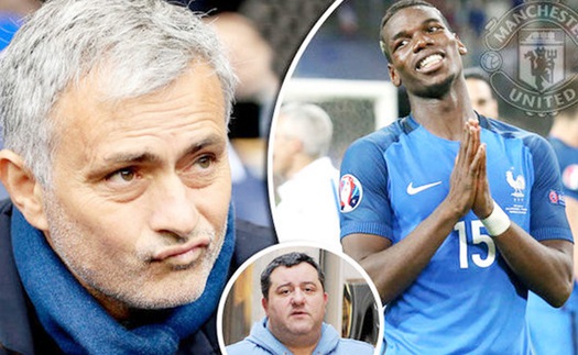 Siêu cò Mino Raiola lại ‘chơi chiêu’, Pogba ngày càng rời xa M.U