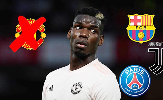 Tháng Giêng tới, Pogba sẽ chọn Barcelona, Juventus, hay PSG?