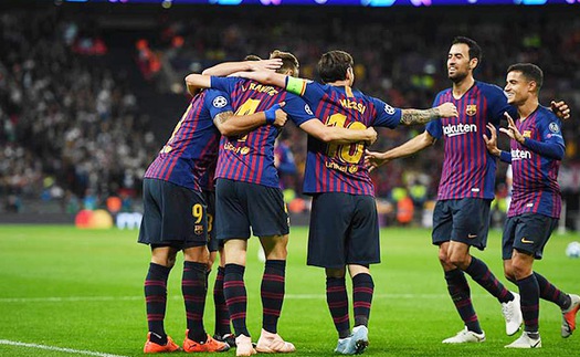 VIDEO Tottenham 2-4 Barcelona: Messi lập cú đúp, đá một trận siêu hạng