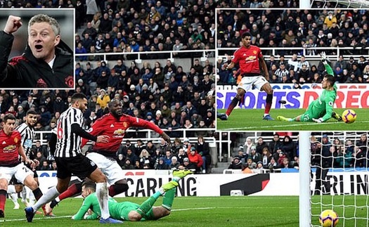 Video Newcastle 0-2 M.U: Rashford tỏa sáng, MU thắng tiếp, Solskjaer đi vào lịch sử