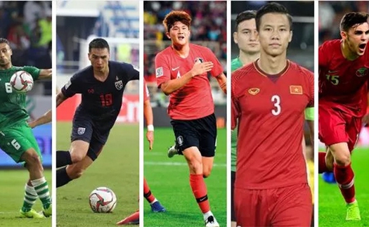 Quế Ngọc Hải và Tristan Đỗ lọt vào top 5 hậu vệ hay nhất vòng bảng Asian cup