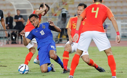 Thái Lan 1-2 Trung Quốc (KT): Thua ngược, Thái Lan dừng chân ở Asian Cup 2019