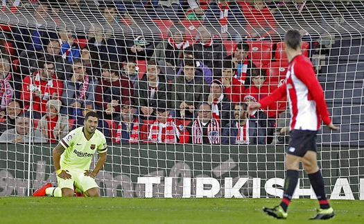 VIDEO Bilbao 0-0 Barcelona: Messi bất lực, Barca lỡ cơ hội bứt phá