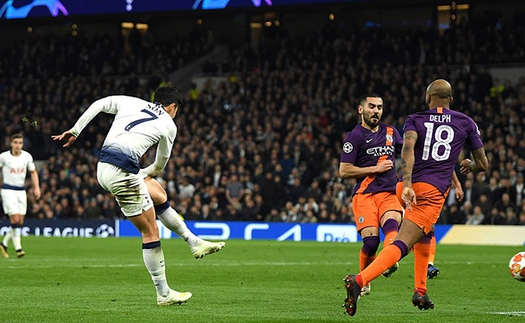 VIDEO bàn thắng Tottenham 1-0 Man City: Aguero đá hỏng 11m, City nhận trái đắng từ Son Heung Min