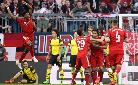 Bayern Munich 5-0 Dortmund: Đại thắng '5 sao', Bayern soán ngôi ngoạn mục