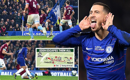 VIDEO Chelsea 2-0 West Ham: Hazard rực sáng, Chelsea vượt Arsenal, Tottenham, lọt vào Top 3