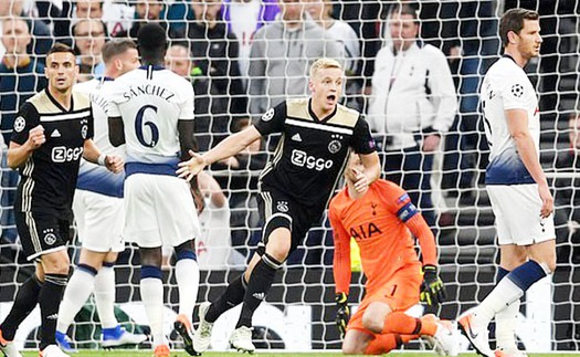 VIDEO Tottenham 0-1 Ajax: Đánh sập London, Ajax đặt một chân vào chung kết Cúp C1