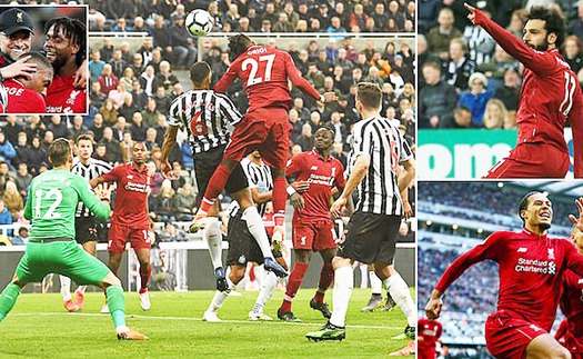 Newcastle 2-3 Liverpool: Rượt đuổi ngoạn mục, The Kop tái chiếm ngôi đầu