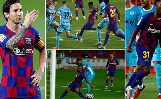 Điểm nhấn Barcelona 2-0 Leganes: Thần đồng ghi điểm, Messi cận kề cột mốc, Griezmann vẫn tịt ngòi