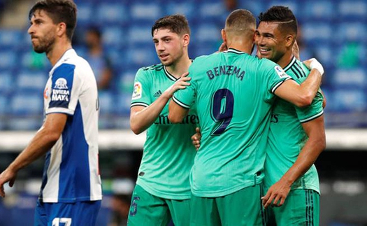 VIDEO bàn thắng Espanyol 0-1 Real Madrid: Casemiro lập công, Real tái chiếm ngôi đầu La Liga