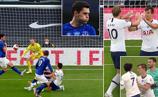 Tottenham 1-0 Everton: Lloris xô xát với Heungmin Son, Tottenham thắng may mắn