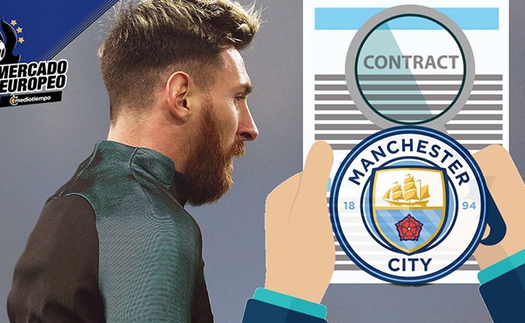 TIẾT LỘ: Messi sẽ nhận tới 750 triệu euro nếu tới Man City