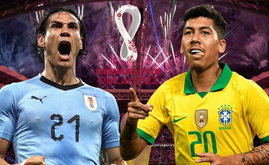 Link xem trực tiếp bóng đá. Uruguay vs Brazil. Trực tiếp vòng loại World Cup khu vực Nam Mỹ.