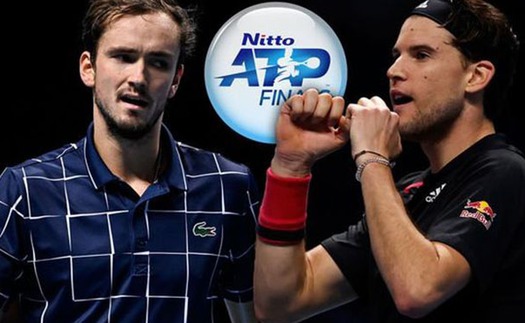 Link xem trực tiếp Medvedev vs Thiem. Trực tiếp chung kết ATP Finals 2020