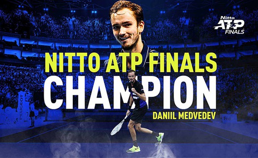 Thắng ngược Dominic Thiem, Medvedev vô địch ATP Finals 2020