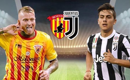 Link trực tiếp Benevento vs Juventus. Xem trực tiếp bóng đá Serie A vòng 9