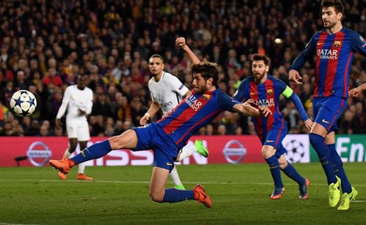 Video clip bàn thắng trận Barcelona vs PSG