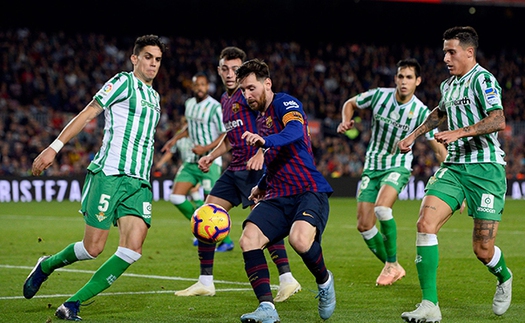 Link xem trực tiếp Betis vs Barcelona. BĐTV trực tiếp bóng đá Tây Ban Nha La Liga