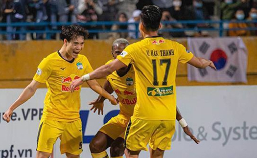 Lịch thi đấu bóng đá hôm nay. Trực tiếp HAGL vs An Giang, Phố Hiến vs SLNA. BĐTV, TTTV