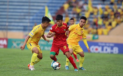 Cập nhật trực tiếp bóng đá LS V-League: Nam Định vs SLNA